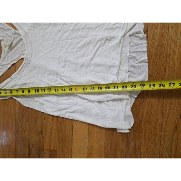 Free People We The Free Relaxed Backless Tank Top White Small A001345 - Picture 9 of 9